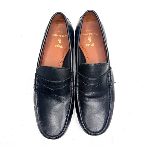 POLO RALPH LAUREN Reynold Full Grain Driver Leather Penny Loafers Mens 10 D